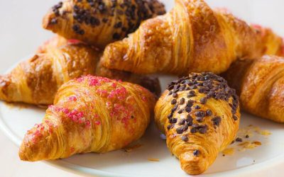 The croissant is a staple of French bakeries and a popular breakfast item enjoyed around the world