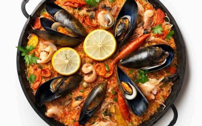 Paella is a quintessential Spanish dish that originated in the Valencia region