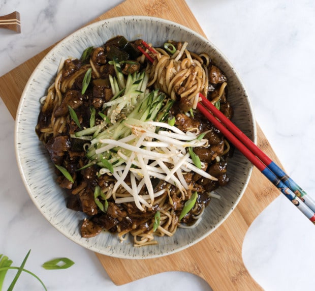 Black Bean Sauce Noodles