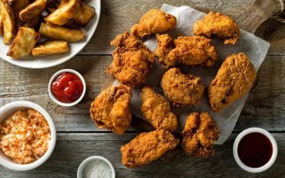 Fried chicken is an American comfort food