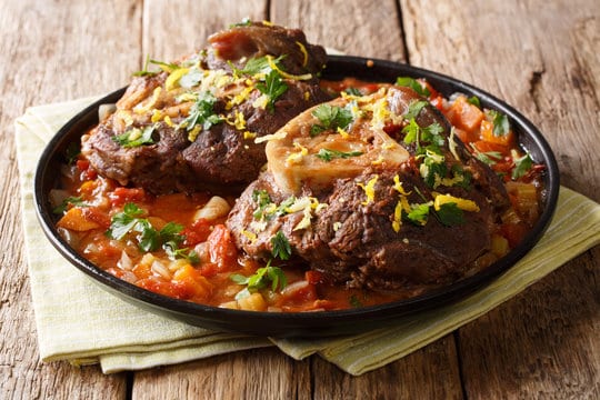 Osso Buco an Italian dish