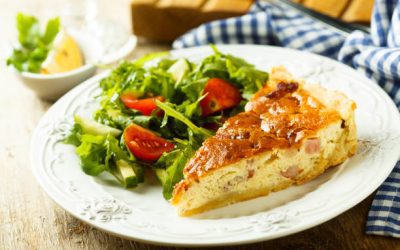 Quiche Lorraine is a classic French savory tart