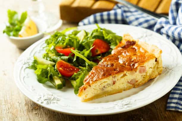 Quiche Lorraine is a classic French savory tart