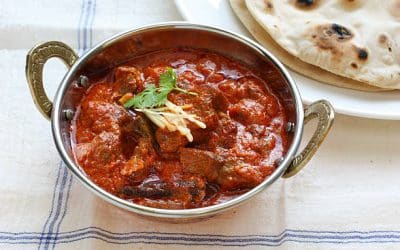 Rogan Josh is an important curry dish in Indian cuisine originating from the beautiful region of Kashmir